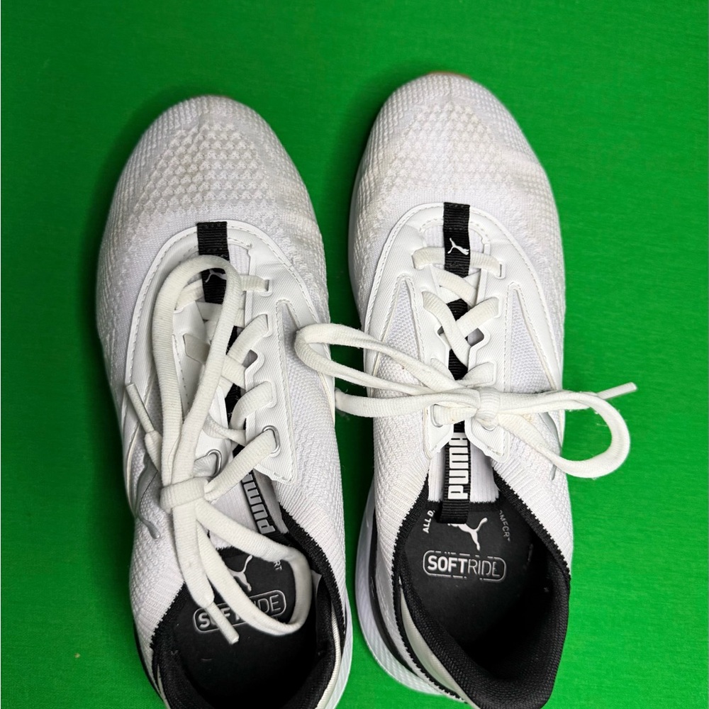 Puma White and Black Woman’s  Shoes